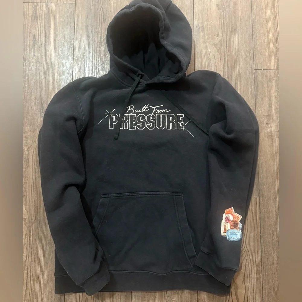 Nike Built From Pressure A’ja Wilson Hoodie Black Graphic Patch Size M